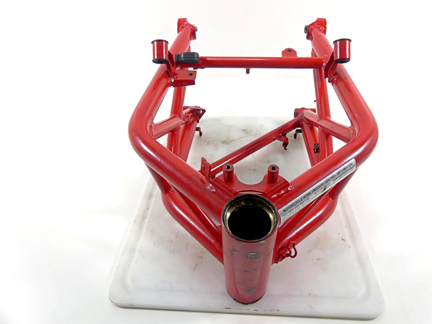 2012 Ducati Monster 1100 EVO Straight Red Main Frame Chassis 47021965AA {{ shop.shopifyCountryName }} - Mototech271