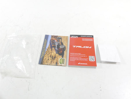 2021 Honda Talon SXS1000 S2X 1000R Owners Manual Book Set 00X31-HL6-6200 {{ shop.shopifyCountryName }} - Mototech271