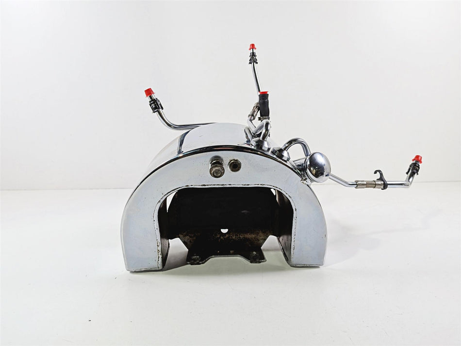 2005 Harley Softail FLSTFSE CVO Fat Boy Chrome Oil Tank & Lines 62498-00A-Mototech271