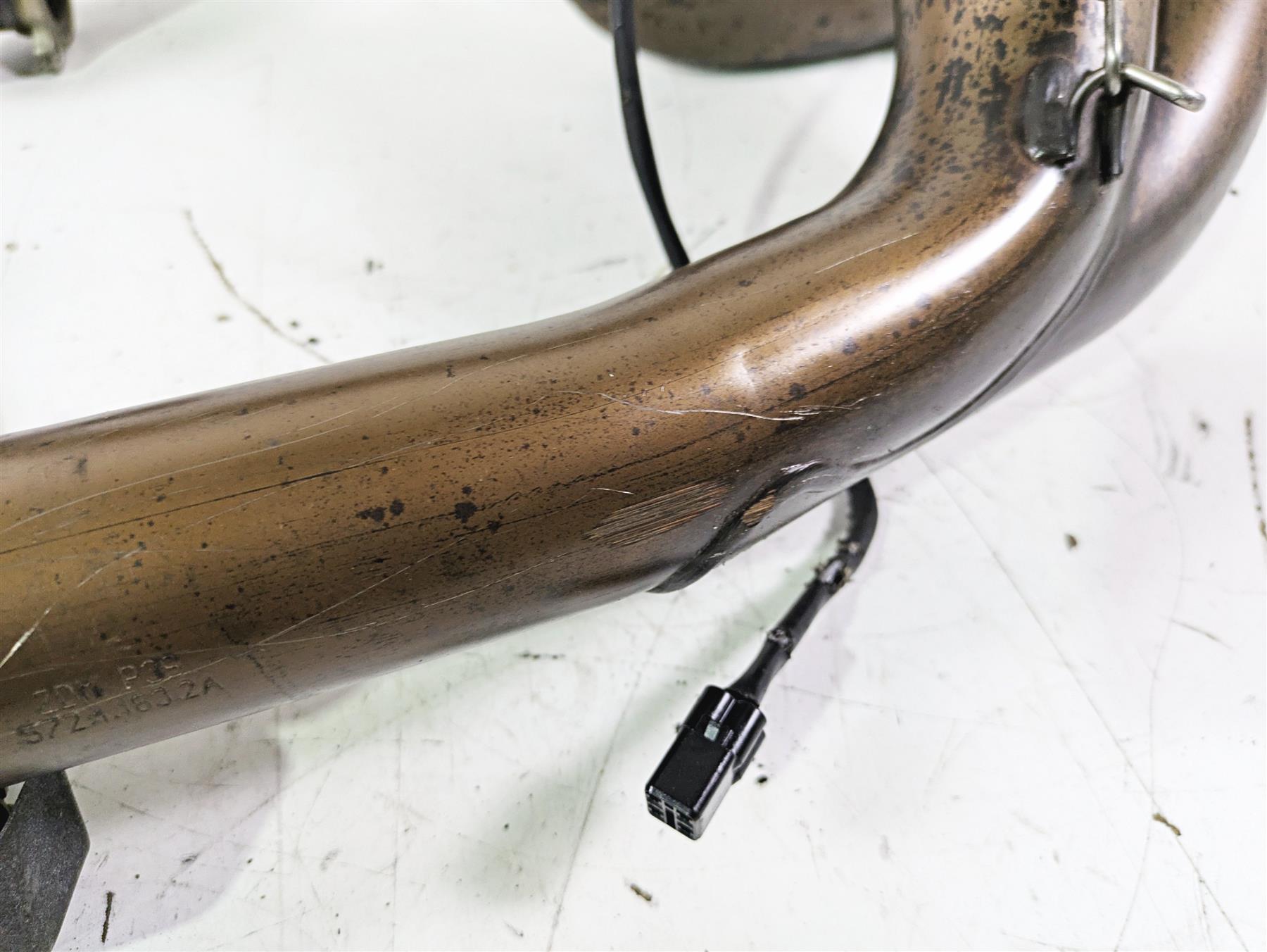 2017 Ducati Monster 1200 S Exhaust Header & Servo Motor H 57211632A S 59340301C {{ shop.shopifyCountryName }} - Mototech271