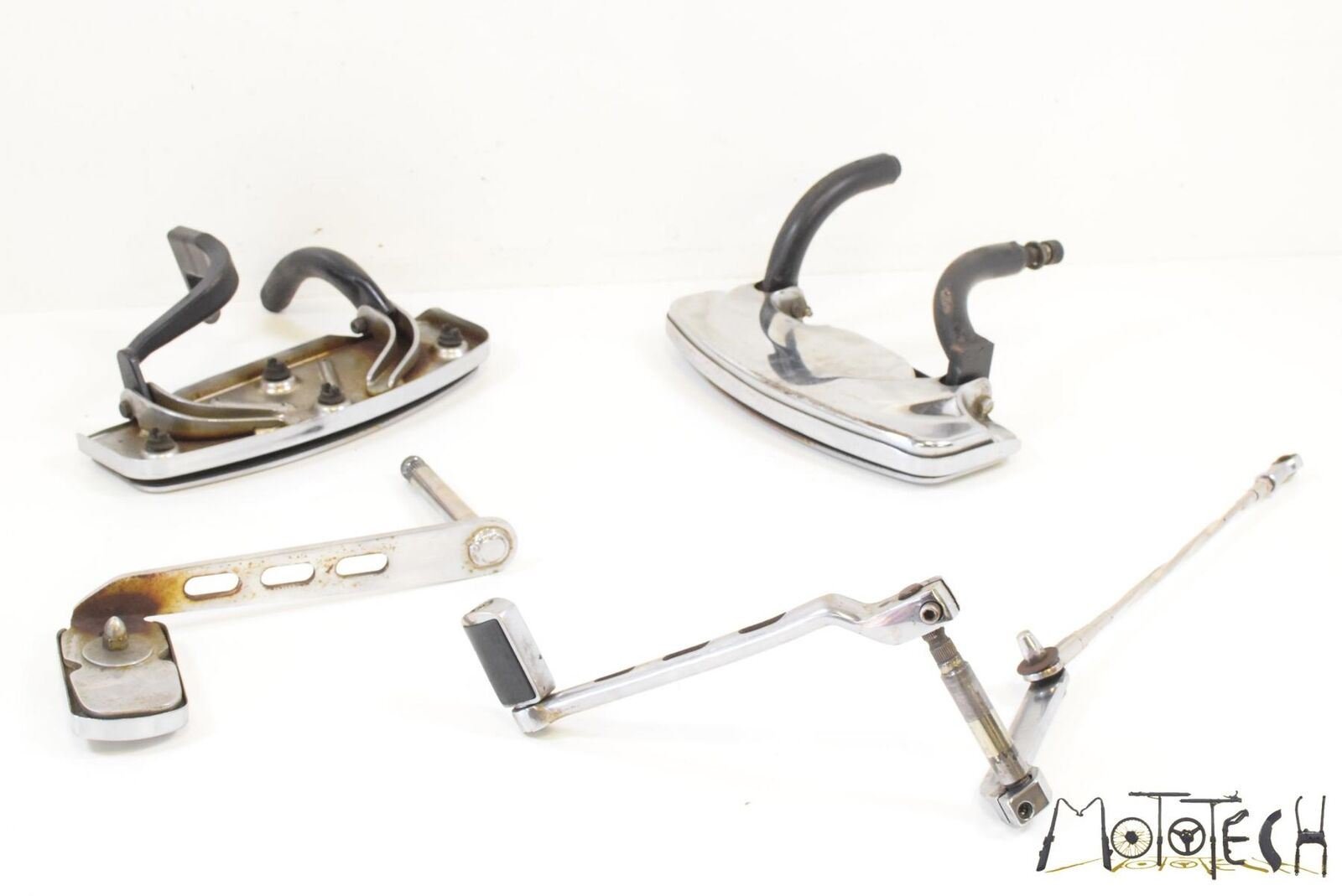 1991 Harley Touring FLHTC Electra Glide FR CHROME Floorboards Shift & Brake Ped {{ shop.shopifyCountryName }} - Mototech271