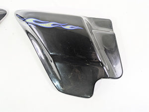 2007 Harley Touring FLHRSE CVO Road King Side Covers Fairings Black Ice 66048-97