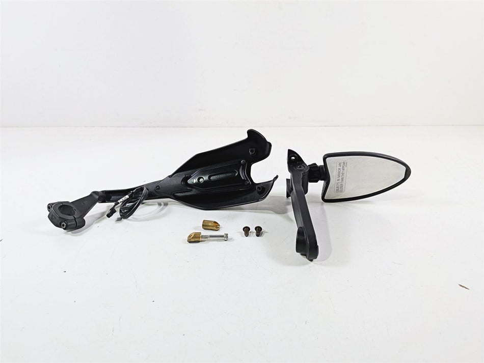 2009 Ducati Hypermotard 1100 S Right Hand Guard Mirror Turn Signal Set 46012701B-Mototech271