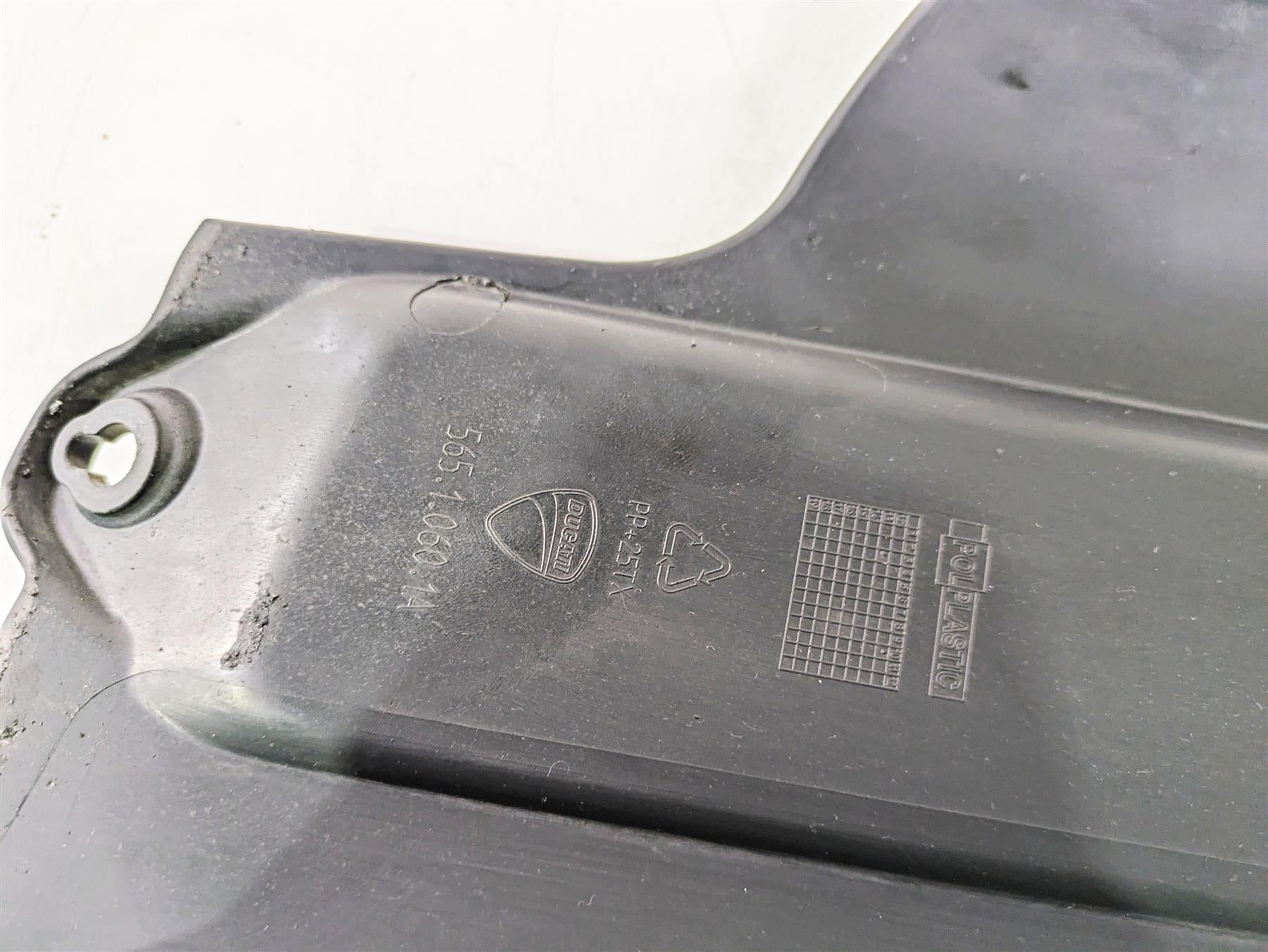 2013 Ducati Hyperstrada 821 Lower Rear Fender Mud Flap 56510601a {{ shop.shopifyCountryName }} - Mototech271