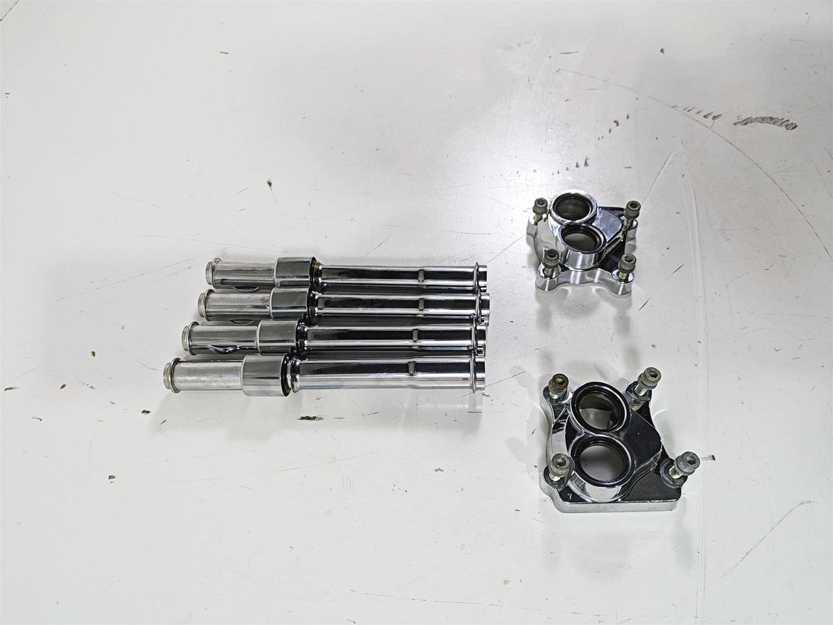 2003 Harley Dyna FXDL Low Rider 100TH Chrome Pushrod Lifter Cover Set 17965-99 {{ shop.shopifyCountryName }} - Mototech271