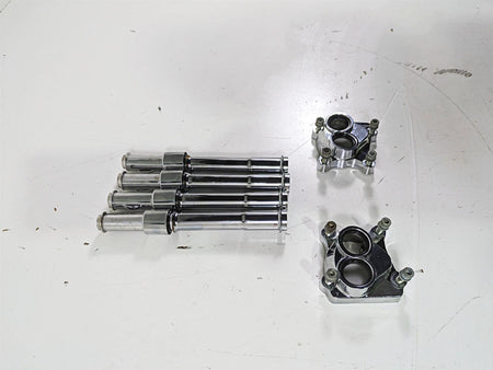 2003 Harley Dyna FXDL Low Rider 100TH Chrome Pushrod Lifter Cover Set 17965-99 {{ shop.shopifyCountryName }} - Mototech271