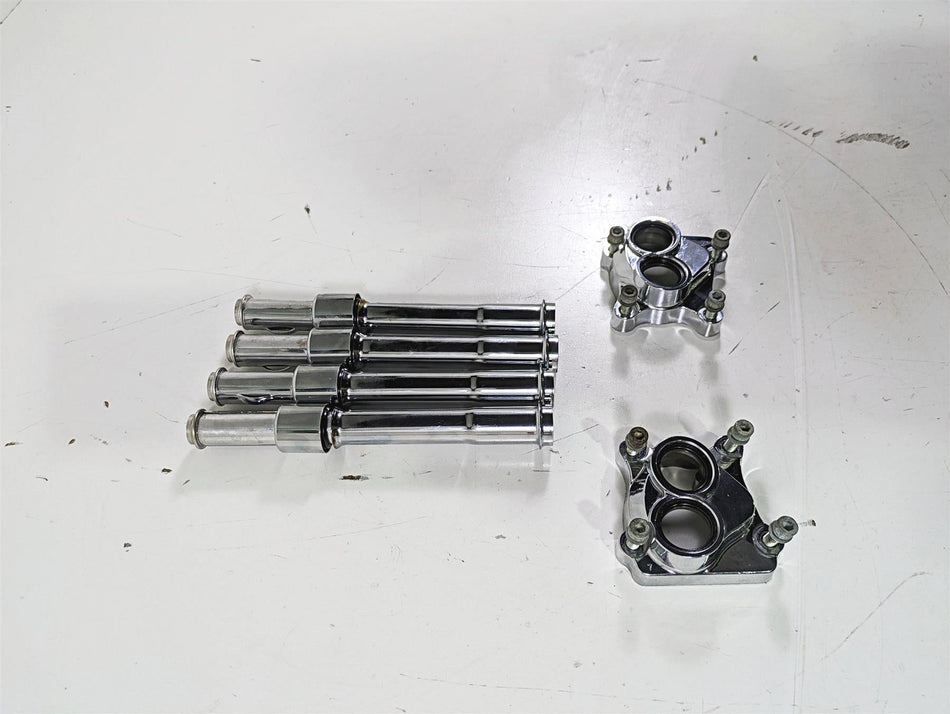 2003 Harley Dyna FXDL Low Rider 100TH Chrome Pushrod Lifter Cover Set 17965-99 {{ shop.shopifyCountryName }} - Mototech271