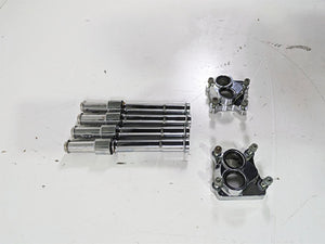 2003 Harley Dyna FXDL Low Rider 100TH Chrome Pushrod Lifter Cover Set 17965-99 | Mototech271