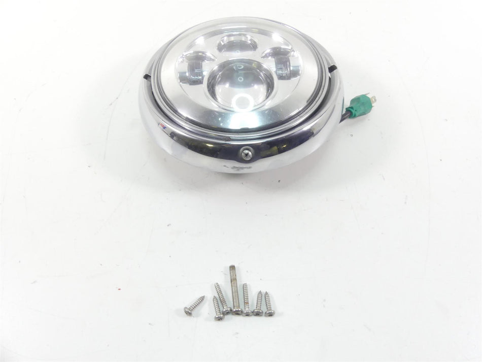 2013 Harley Touring FLHTP Electra Glide Front Led Headlight Head Light 67728-02A {{ shop.shopifyCountryName }} - Mototech271