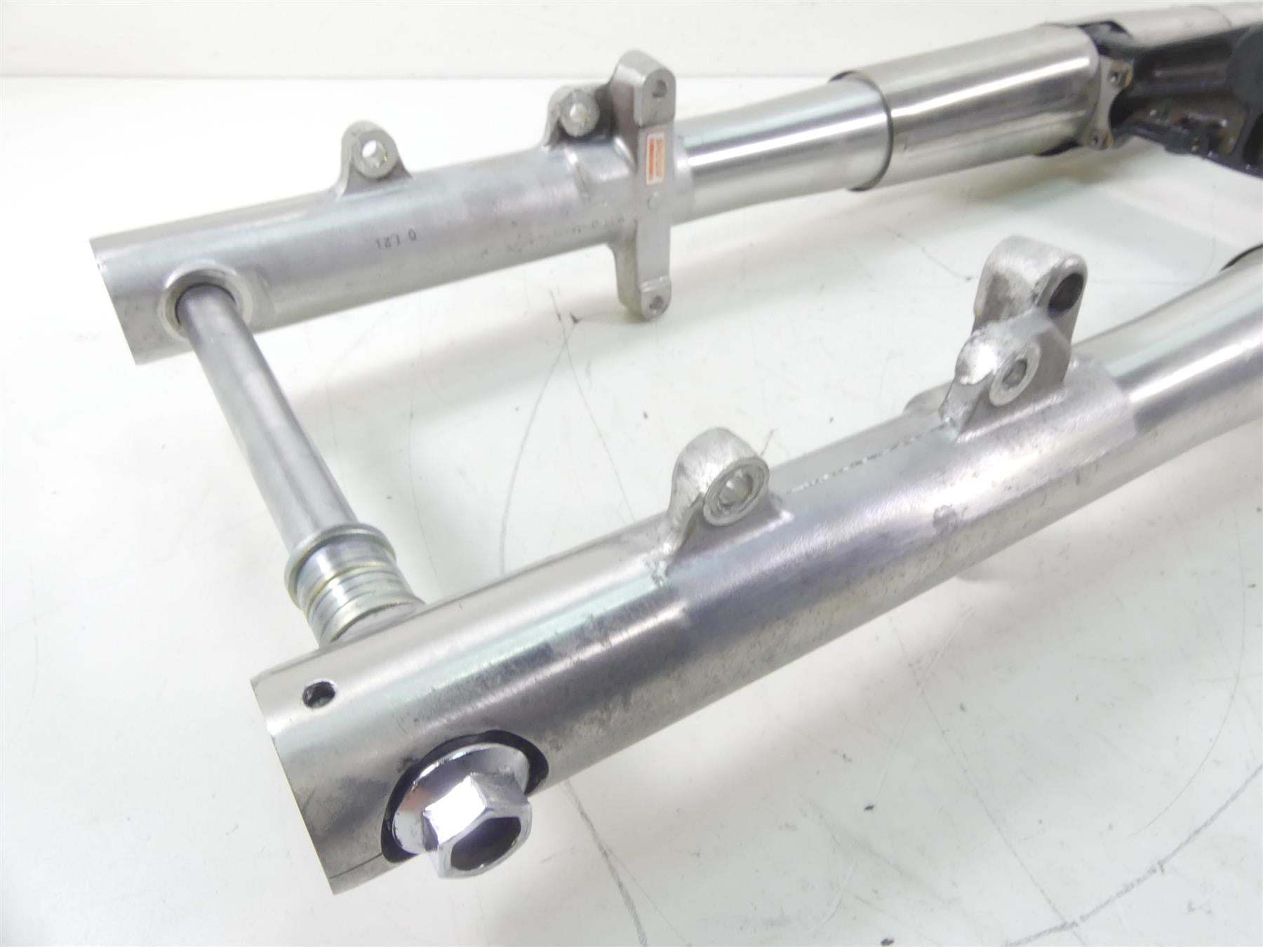 2001 Yamaha XV1600 Road Star Front Fork Triple Tree Riser Axle Set 4WM-23102-00 {{ shop.shopifyCountryName }} - Mototech271