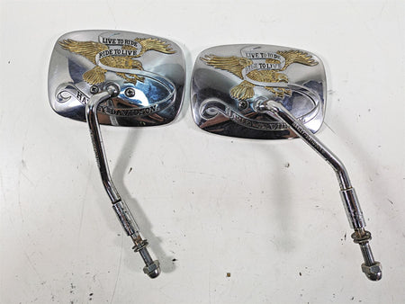 2005 Harley Touring FLHTCUI Electra Glide Rear View Mirror Set 91866-90T {{ shop.shopifyCountryName }} - Mototech271