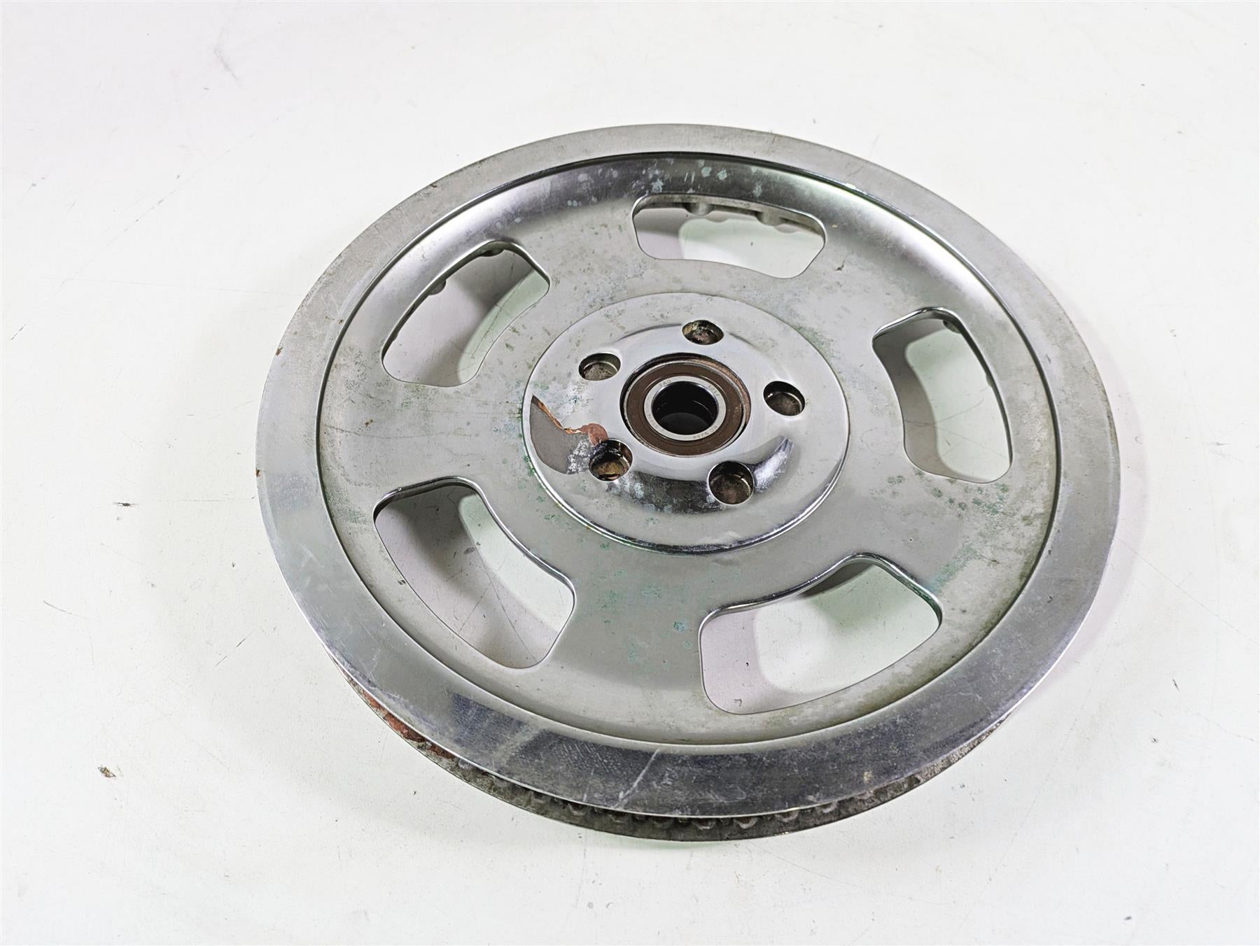 2013 Harley VRSCF Muscle Rod Rear Chrome Drive Belt Sprocket Pulley 72T 40590-07 {{ shop.shopifyCountryName }} - Mototech271