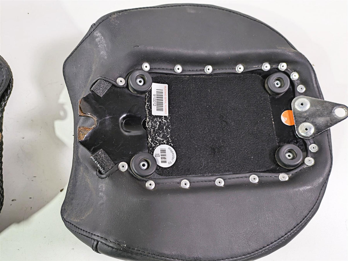 2014 Harley FLS Softail Slim Mustang Front Rear Wide Touring Seat Set 76752 {{ shop.shopifyCountryName }} - Mototech271