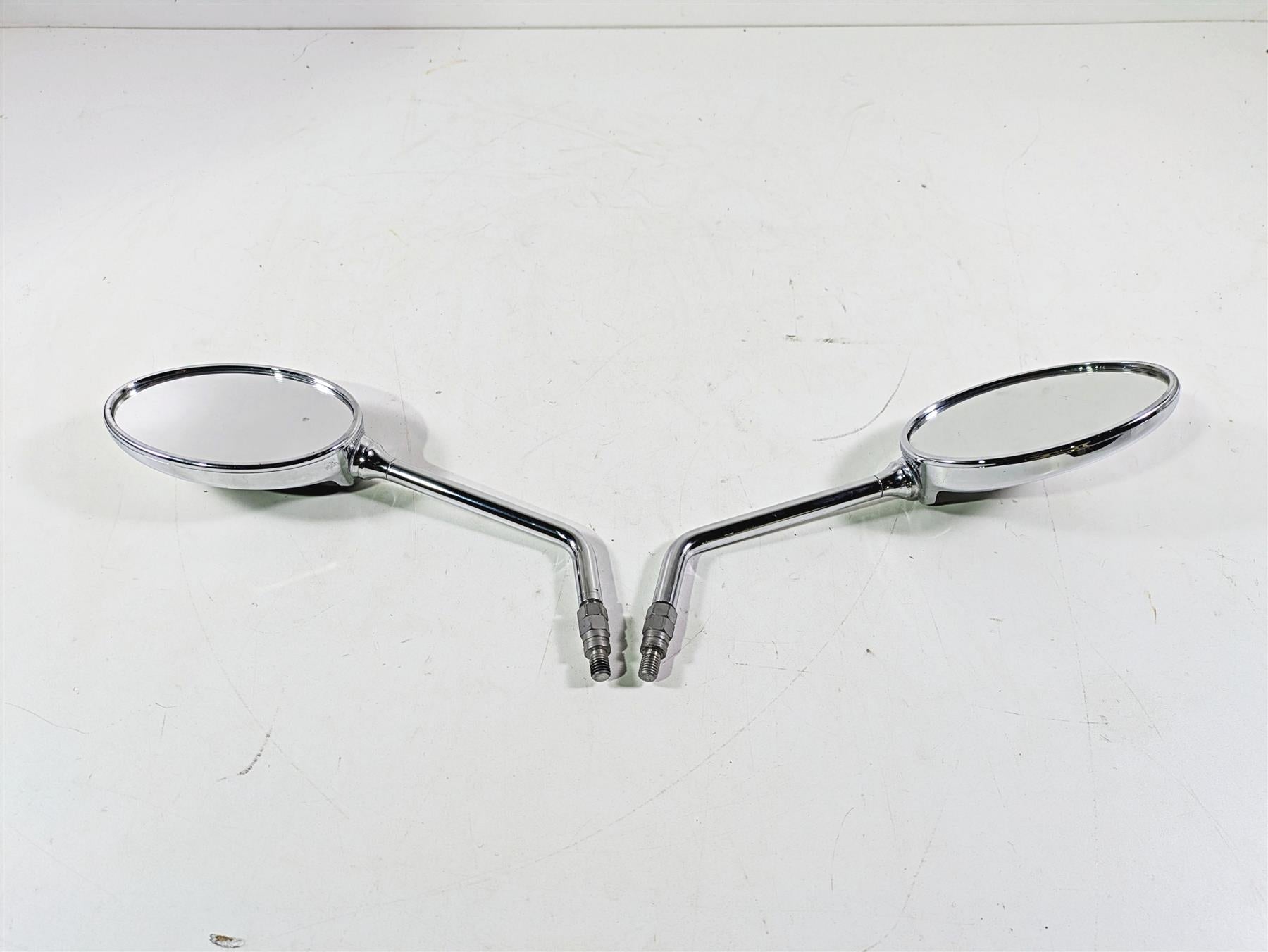 2012 BMW R1200R K27 Chrome Mirror Set & Mounts 71607699091 71609443674 | Mototech271