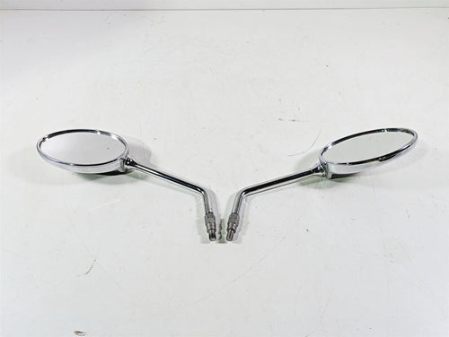 2012 BMW R1200R K27 Chrome Mirror Set & Mounts 71607699091 71609443674 | Mototech271