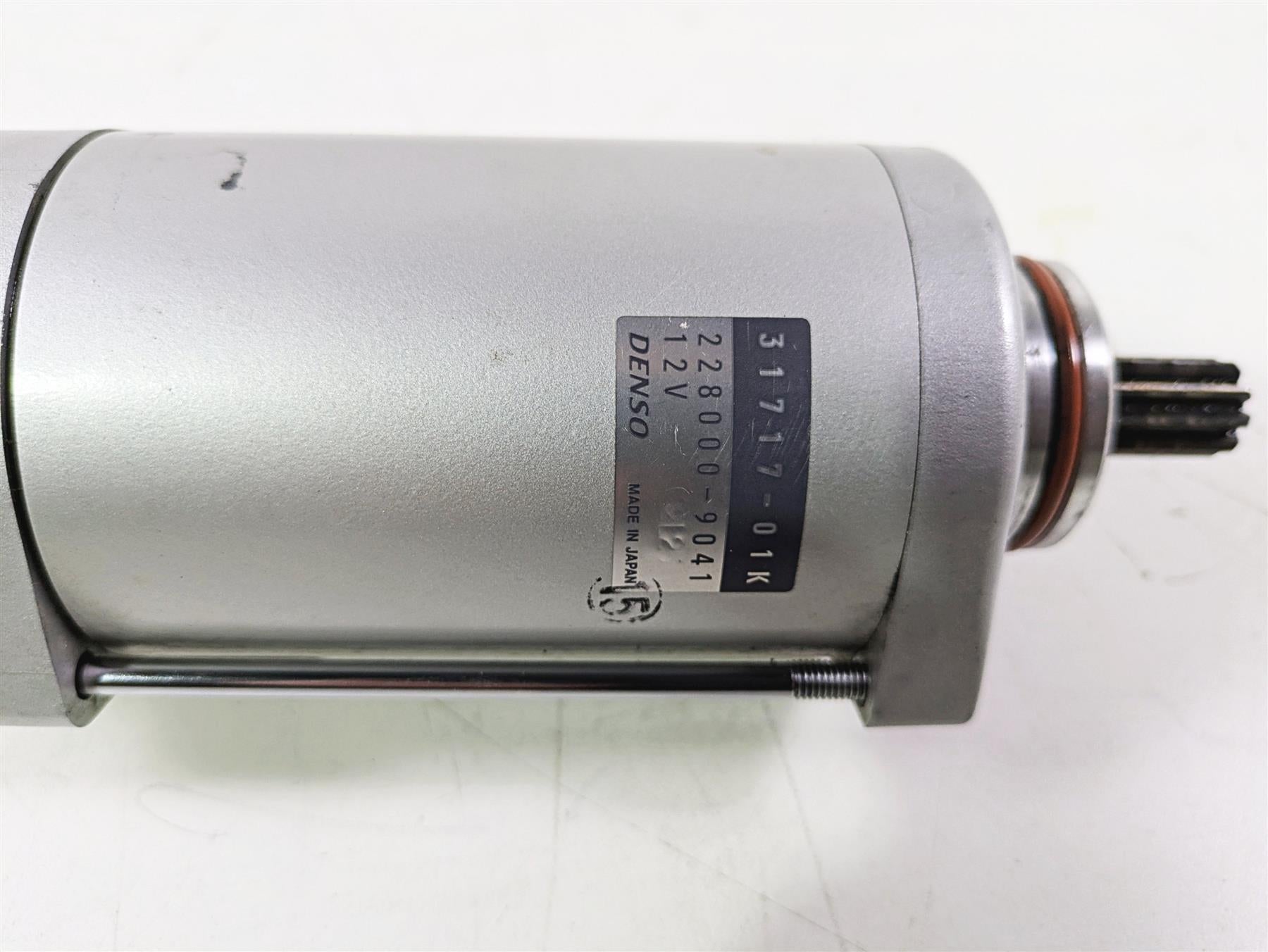 2010 Harley VRSCF Muscle Rod Engine Starter Motor Denso 31717-01K {{ shop.shopifyCountryName }} - Mototech271