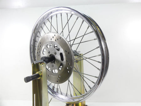 1993 Harley FXSTS Softail Springer Front Chrome Spoke Wheel Rim 21x2.15 43676-88 {{ shop.shopifyCountryName }} - Mototech271