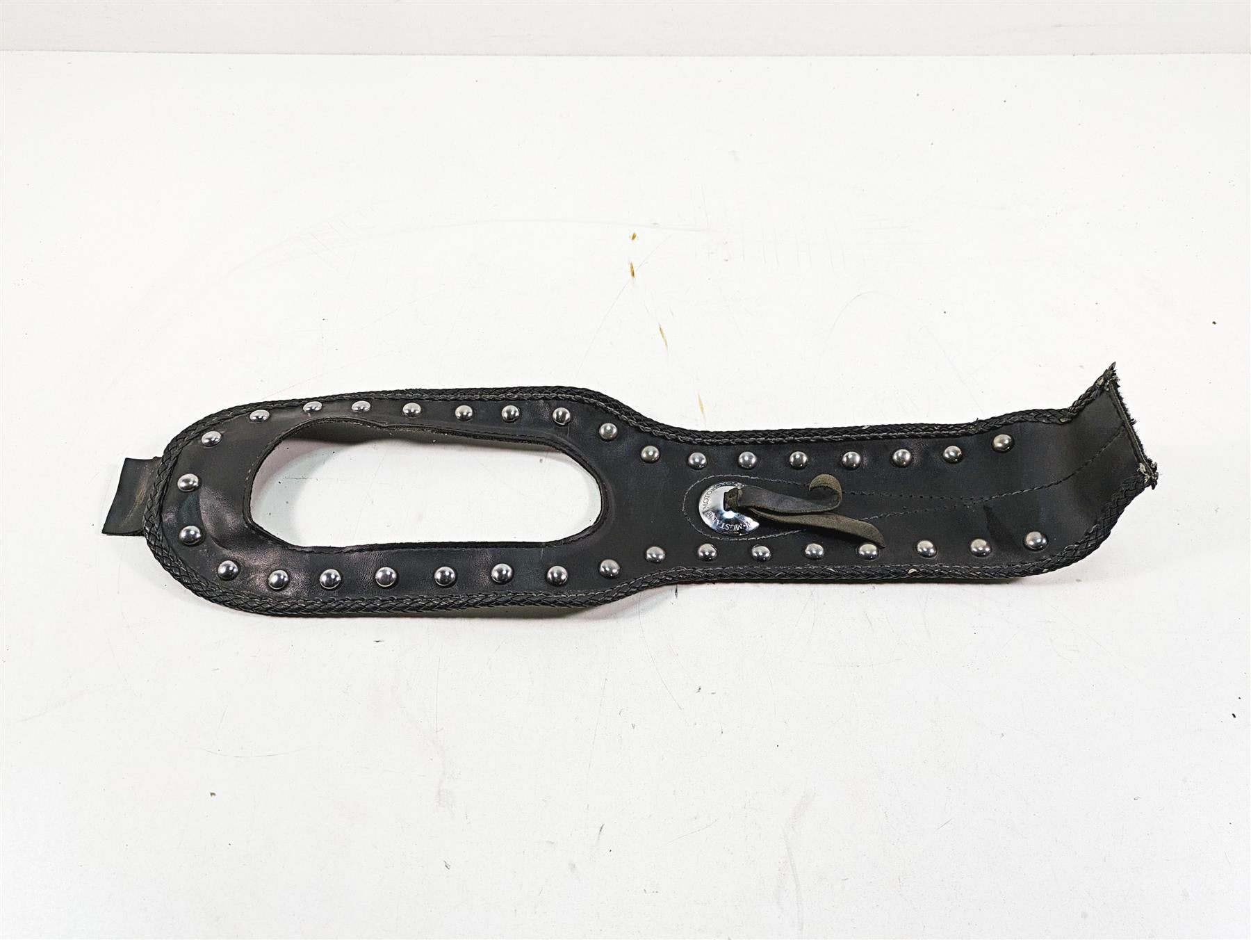 2000 Harley Dyna FXDL Low Rider Studded Leather Tank Cover Pad {{ shop.shopifyCountryName }} - Mototech271