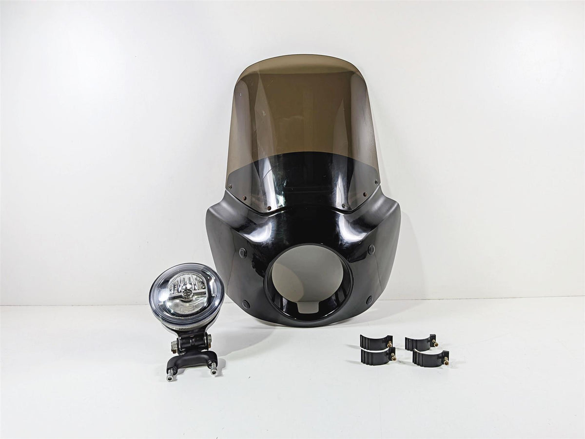 2024 Harley FXLRS Dyna Low Rider Headlight + Fairing Visor & Mount 67700345A-Mototech271