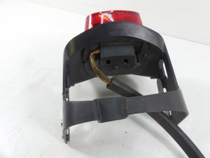 2009 Harley FXDF Dyna Fat Bob Taillight Rear Lamp + Plate Holder Set 60250-08A