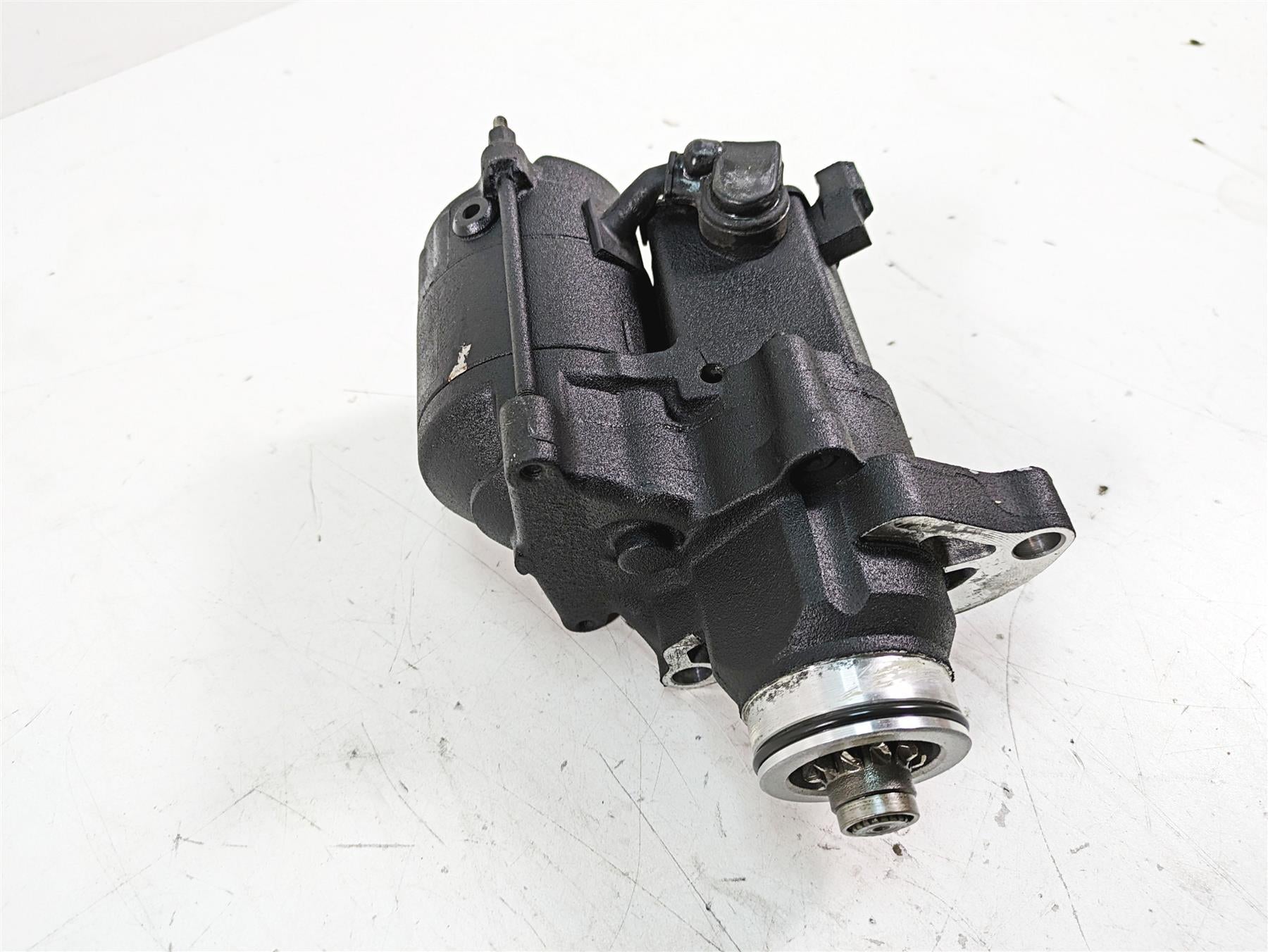 2009 Harley FXCWC Softail Rocker C Engine Starter Motor 31618-06A {{ shop.shopifyCountryName }} - Mototech271