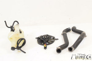 2008 Ducati 1098 Superbike Radiator Fan Reservoir and Hoses SET 55040181A