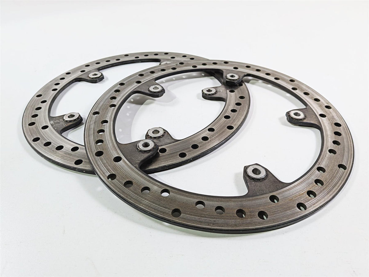 2014 BMW S1000RR K46 Straight Front Brake Rotor Disc Set 320mm 34117723493 {{ shop.shopifyCountryName }} - Mototech271
