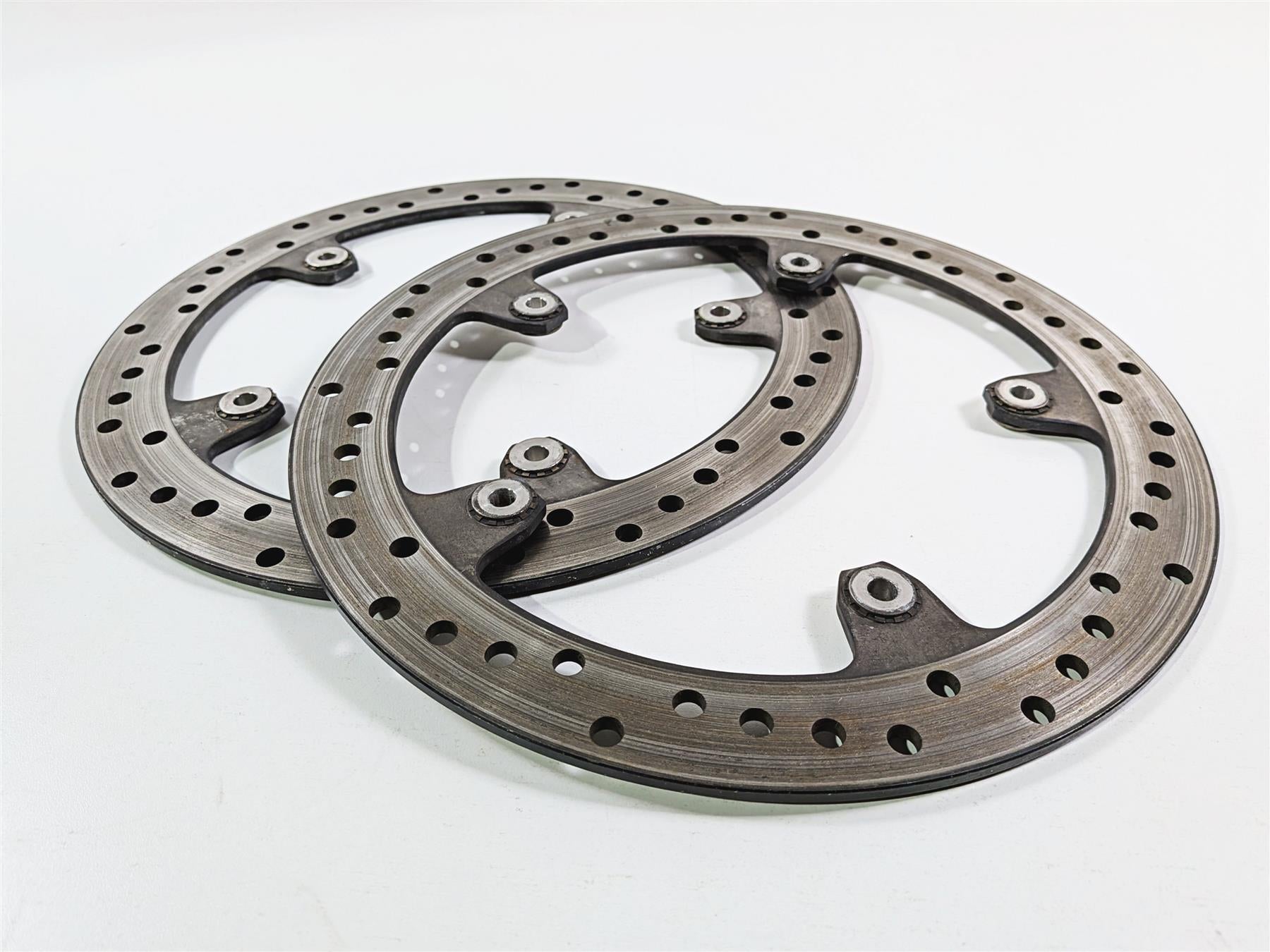 2014 BMW S1000RR K46 Straight Front Brake Rotor Disc Set 320mm 34117723493 {{ shop.shopifyCountryName }} - Mototech271