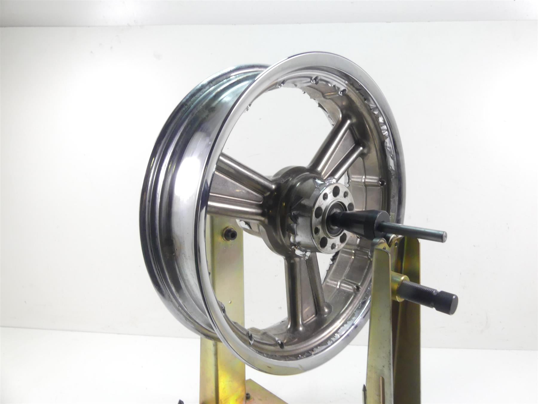 2004 Harley Softail FXSTD SE CVO Deuce Rear Wheel Rim 17x4.5 -Read 44566-07 | Mototech271