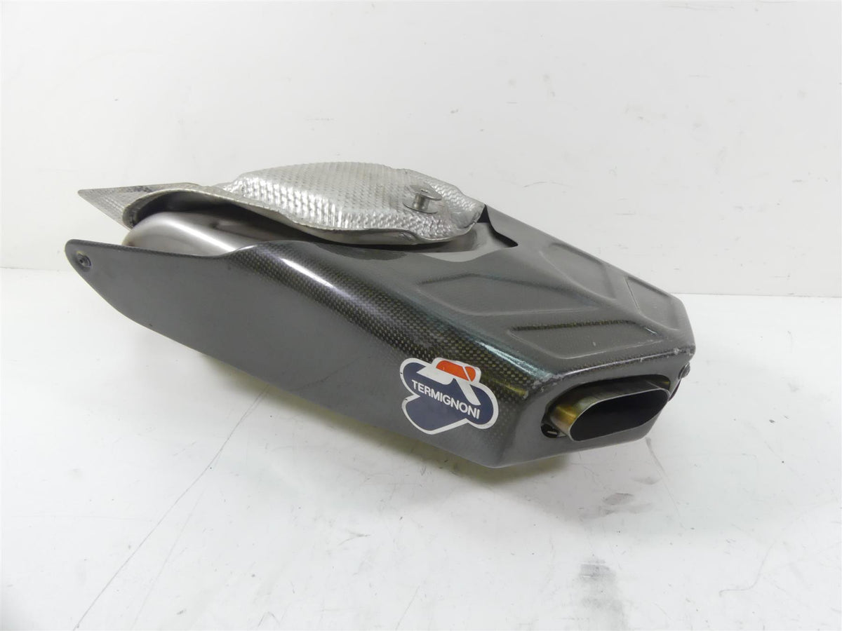2006 Ducati 999 Biposto Termignoni Exhaust Muffler + Carbon Cover 979000163A {{ shop.shopifyCountryName }} - Mototech271
