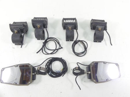 2021 Kawasaki Teryx KRX KRF 1000 Aftermarket Rear View Mirror Led Light Set {{ shop.shopifyCountryName }} - Mototech271