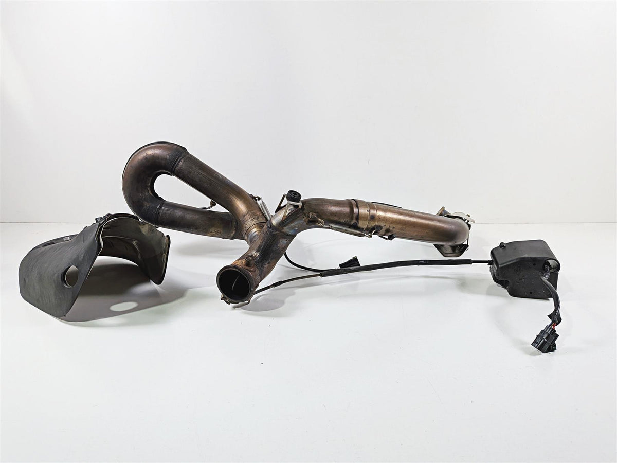 2017 Ducati Panigale 1299 Exhaust Header & Servo Motor 57014452A 57114424B-Mototech271