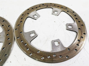 2015 Harley Touring FLHTKL E -Glide Low Front Brake Rotor Disc Set 41500017