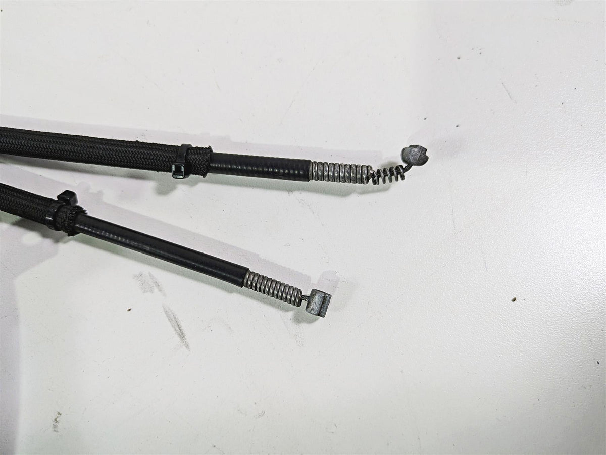 2017 Harley Dyna FXDB Street Bob Oem Brake Line & 10" Throttle Cables 45112-08A {{ shop.shopifyCountryName }} - Mototech271