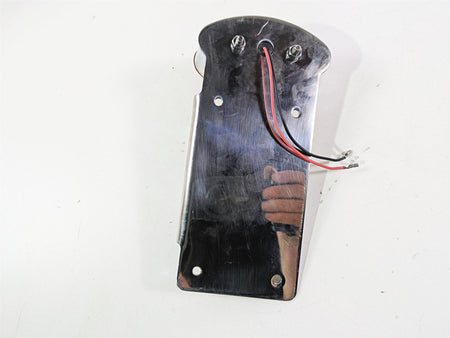 2008 Ultima Motorcycles Fat Bastard Side Chrome Plate Holder & Taillight Set {{ shop.shopifyCountryName }} - Mototech271