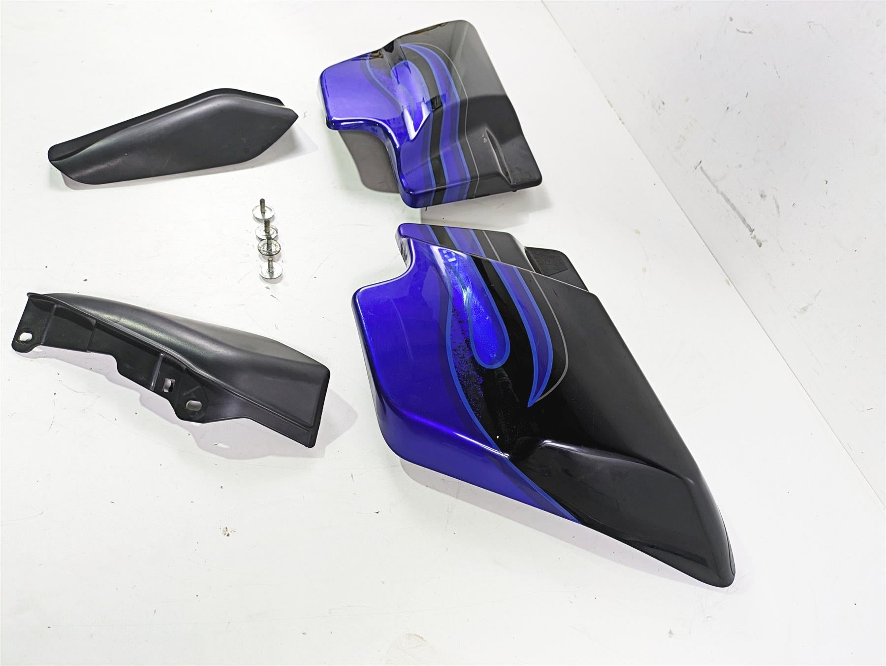 2011 Harley Touring FLHTCUSE CVO E-Glide Side Cover Twilight Blue 66048-09A {{ shop.shopifyCountryName }} - Mototech271