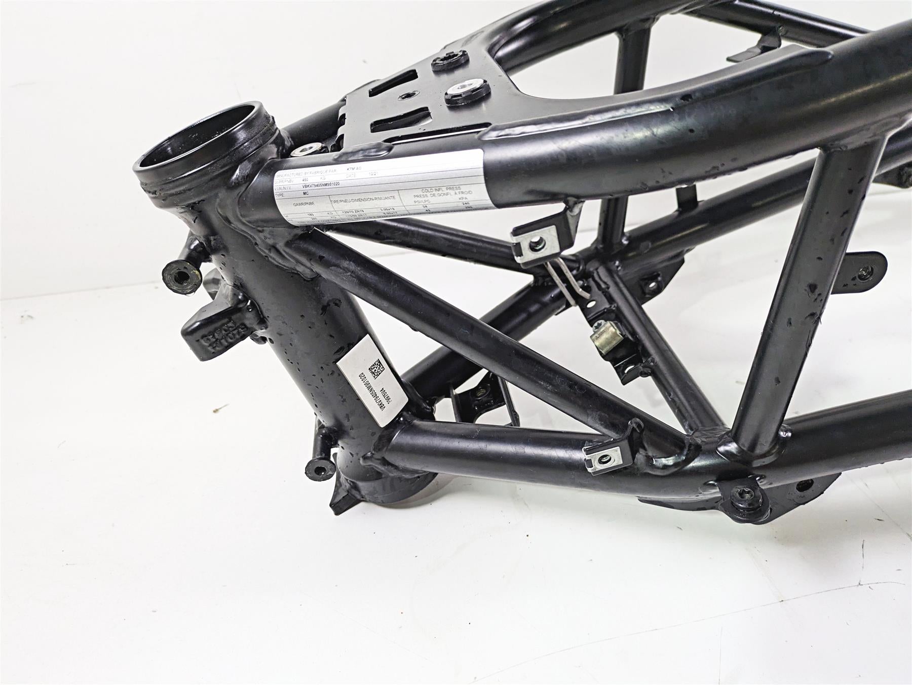 2022 KTM 1290 Super Adventure S Straight Main Frame Chassis With Texas Salvage Title 61903001000C1 {{ shop.shopifyCountryName }} - Mototech271