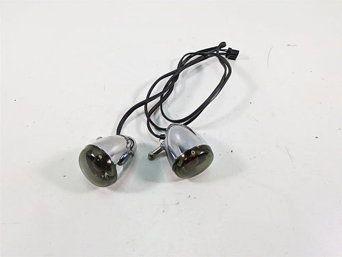 2006 Harley Sportster XL1200 Front Smoked Turn Signal Blinker Set   68972-00 | Mototech271