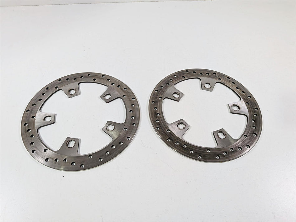 2014 Harley Touring FLHTK Electra Glide Front Brake Rotor Set 4.8mm 41500017