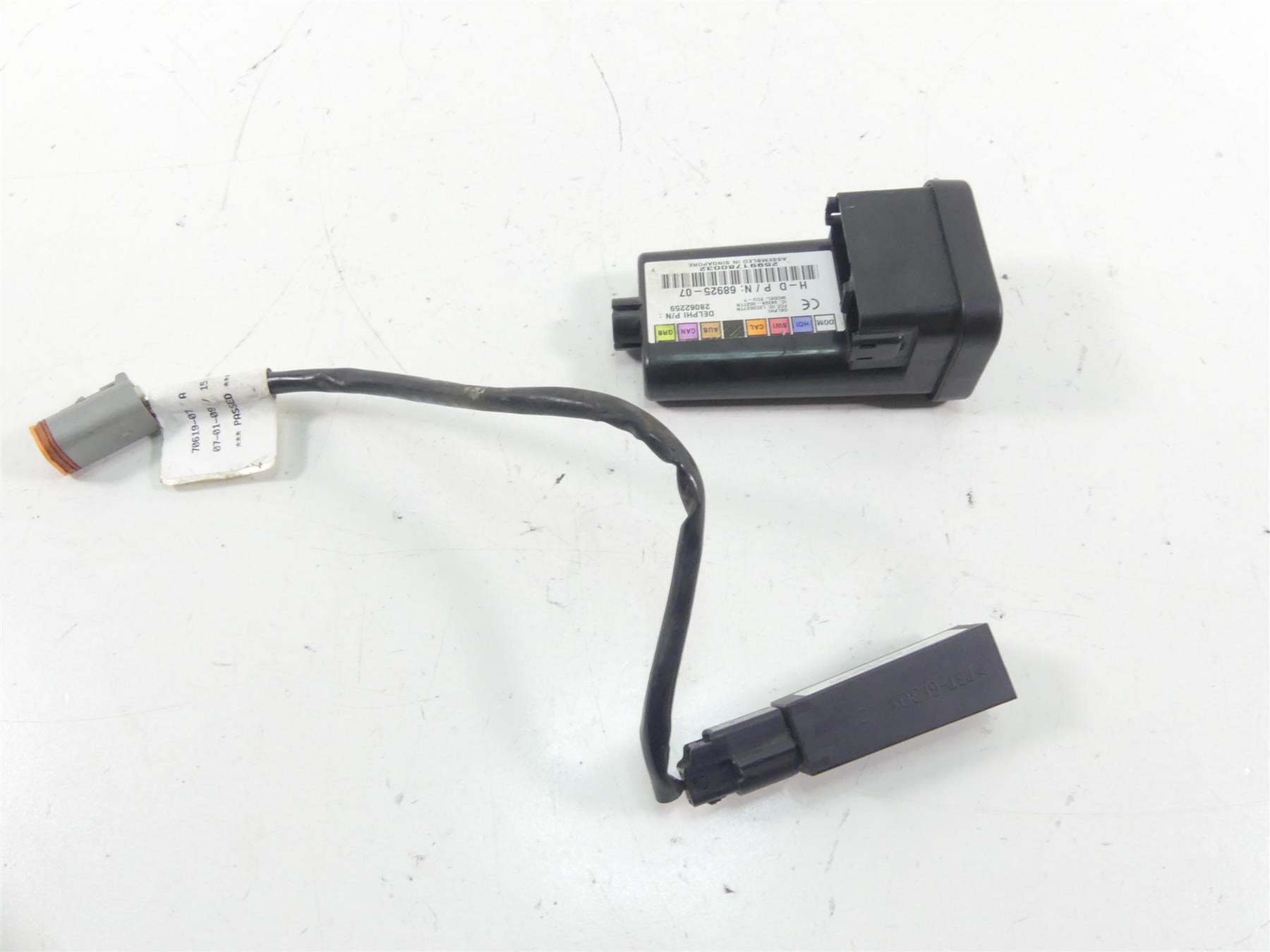 2010 Harley FXDWG Dyna Wide Glide Tssm Security Control Module Set 68925-07 {{ shop.shopifyCountryName }} - Mototech271