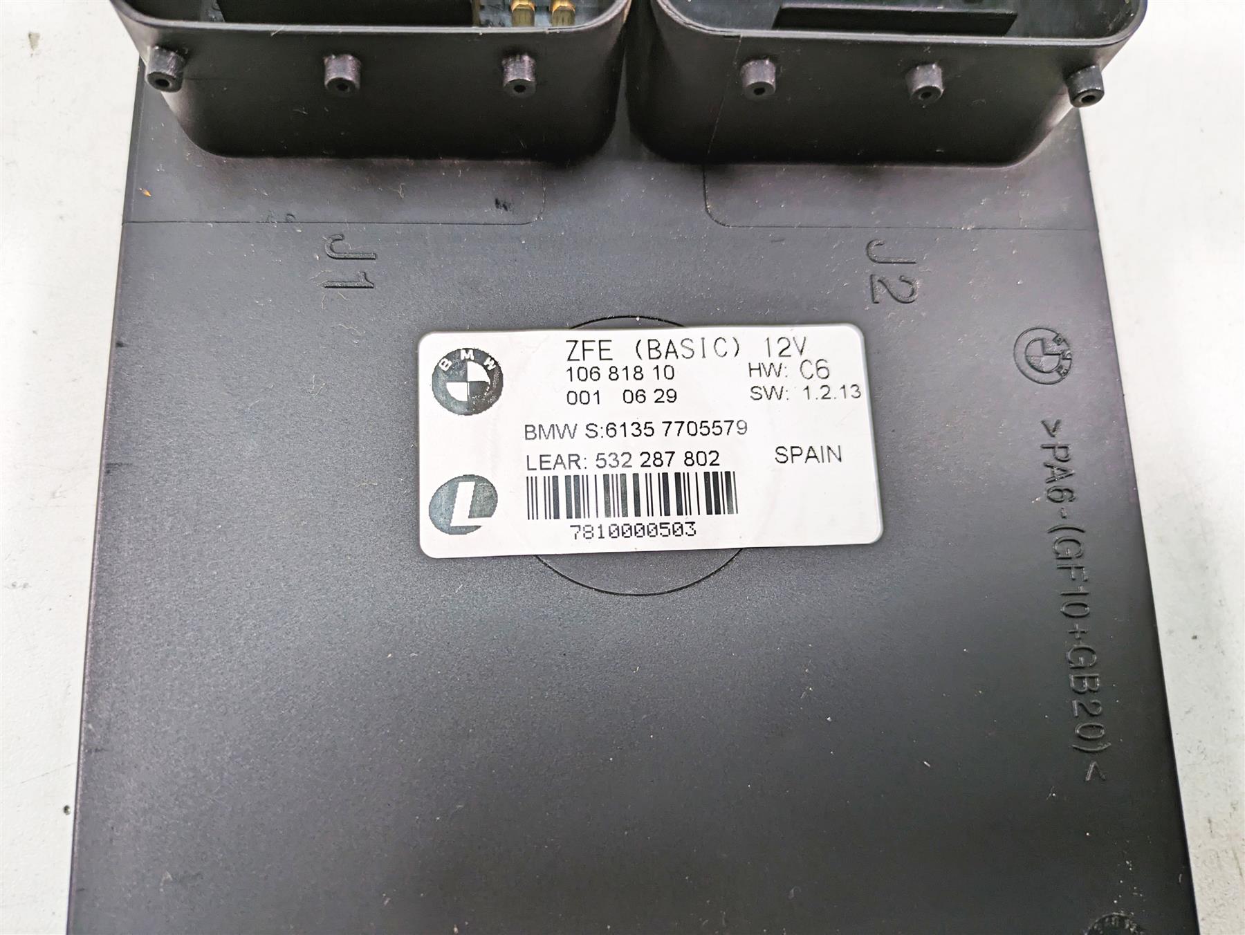 2007 BMW R1200GS K255 Adv ZFE Basic Central Chassis Electronics 61357705579 {{ shop.shopifyCountryName }} - Mototech271