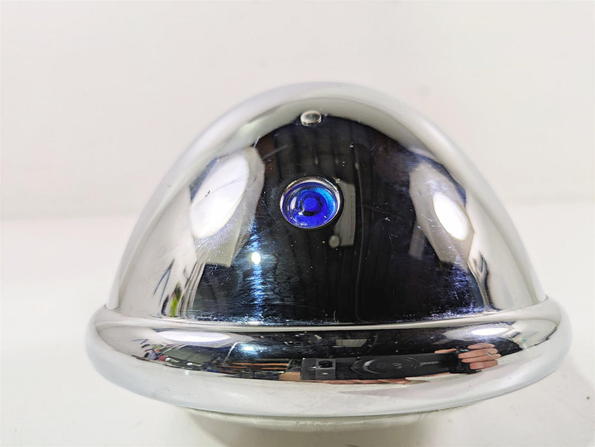 2008 Ultima Motorcycles Fat Bastard Round Chrome Headlight & Mount {{ shop.shopifyCountryName }} - Mototech271