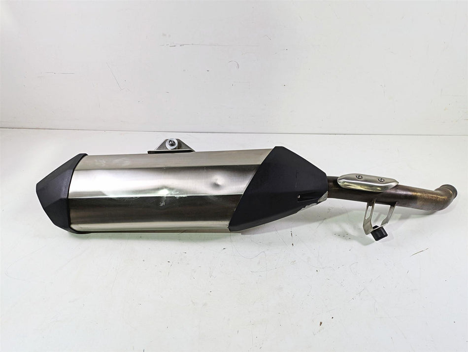 2013 Triumph Tiger 1215 Explorer Exhaust Pipe Muffler Silencer T2205454 {{ shop.shopifyCountryName }} - Mototech271