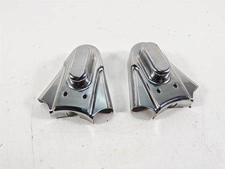 2000 Harley FXSTS Softail Springer Kuryakyn Chrome Rear Axle Cover Set 8202 {{ shop.shopifyCountryName }} - Mototech271