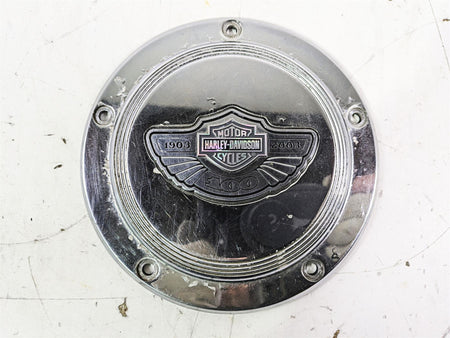 2003 Harley Touring FLHTCUI E-Glide 100th Chrome Derby Cover 25001-03 {{ shop.shopifyCountryName }} - Mototech271