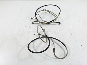 2014 Moto Guzzi California 1400 T Abs Front Brake Line Hose Set 887583 887582 | Mototech271