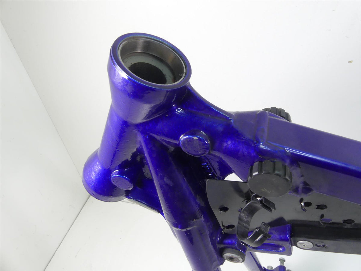2004 Harley Softail FXSTD SE CVO Deuce Straight Blue Frame Chassis With Texas Salvage Title 46966-04BKO {{ shop.shopifyCountryName }} - Mototech271