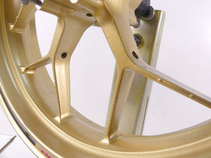 2014 Honda CBR1000 SP Fireblade Straight Front Wheel Rim  17x3.5 44650-MGP-306ZA