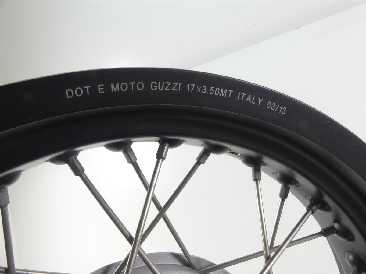 2016 Moto Guzzi V7 II Special 750 Straight Rear Spoke Wheel Rim 17x3.5 B063704 {{ shop.shopifyCountryName }} - Mototech271