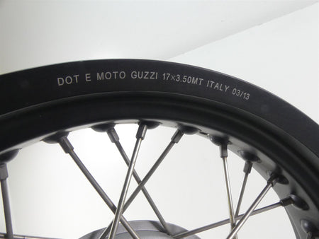 2016 Moto Guzzi V7 II Special 750 Straight Rear Spoke Wheel Rim 17x3.5 B063704 {{ shop.shopifyCountryName }} - Mototech271